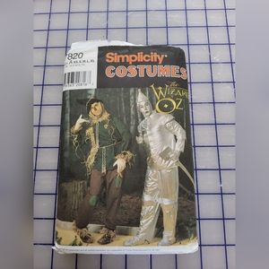Simplicity Scarecrow / Tin Man Costume Sewing